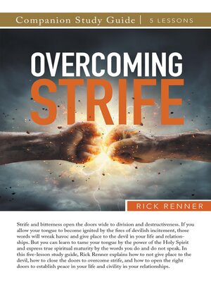 cover image of Overcoming Strife Study Guide